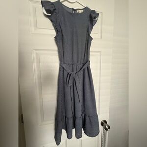 Monteau Los Angeles navy and stripped sundress size M women’s